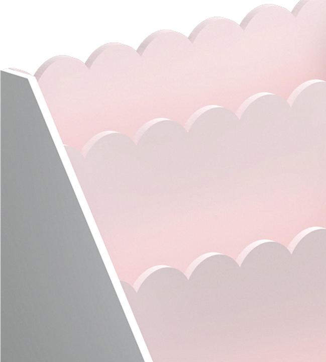 Produktbild En.Casa Kinderregal Vestnes 48x61x30 cm Cotton Candy/Weiss (61 x 29.50 x 48 cm)