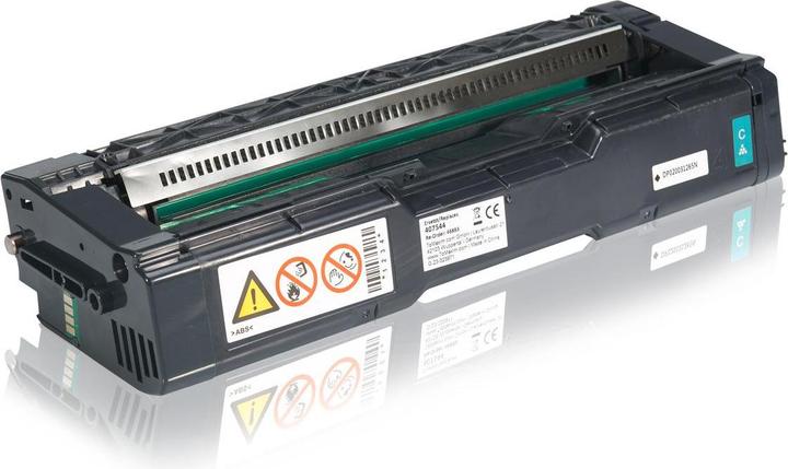Produktbild Inkadoo Toner kompatibel zu Ricoh 407544 Toner, cyan Cyan (C)