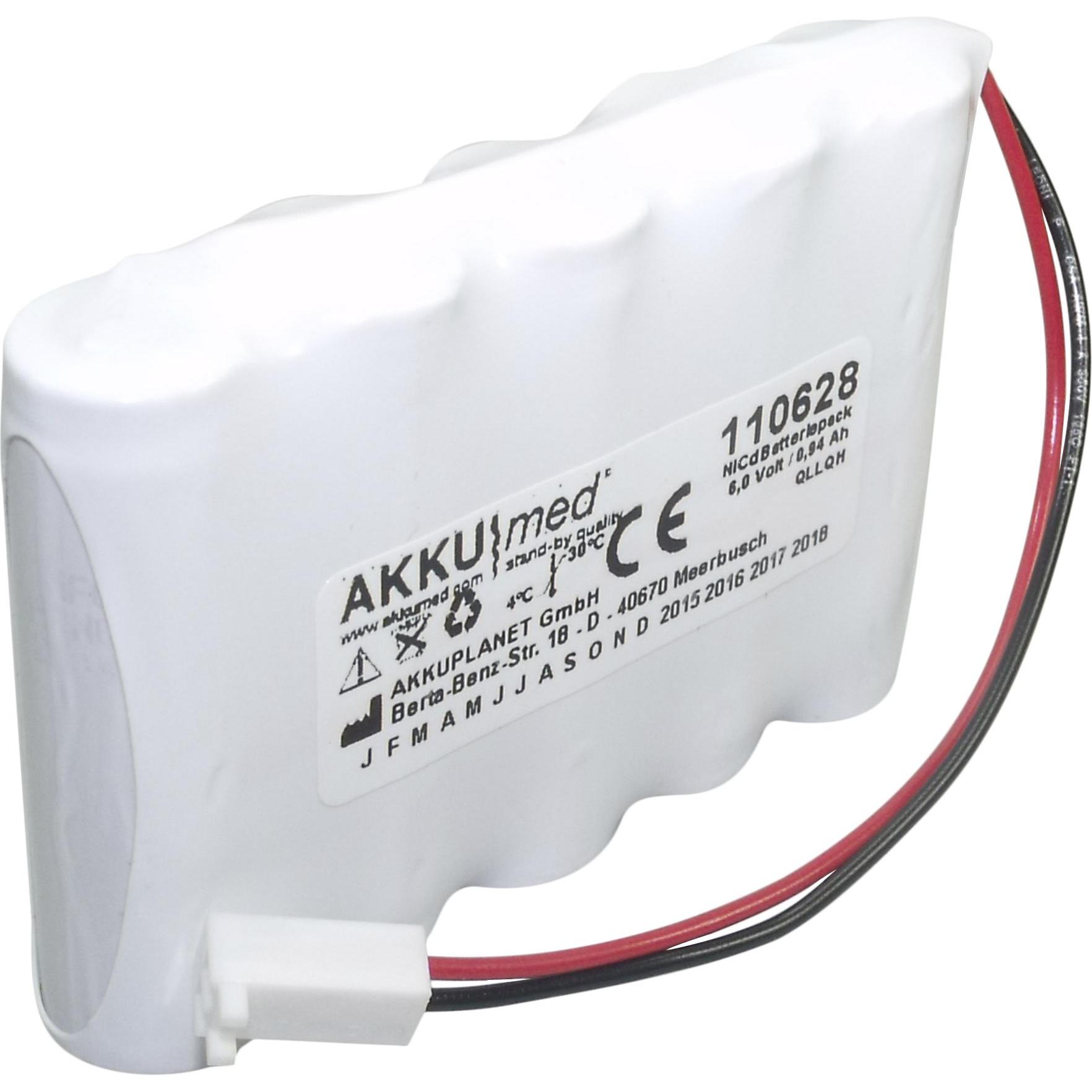 XCell NC Akku passend für Bio Brite 551482 (Gerätespezifisch, 940 mAh), Batterien + Akkus