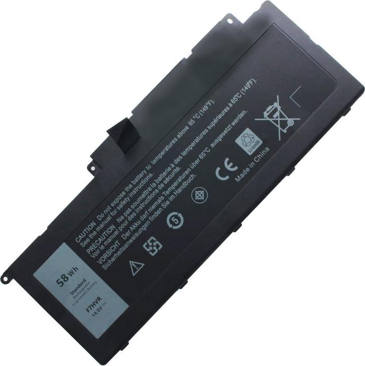 Produktbild AccuCell Akku Dell Inspiron 7737, Dell Inspiron 15-7537 P36F, Ersatz-Akku für Dell F7HVR, G4YJM, Y1FGD (3900 mAh)