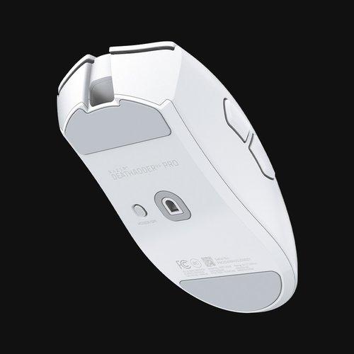 Actual product image Razer Deathadder V4 Pro Mouse White (Wireless, Cable)