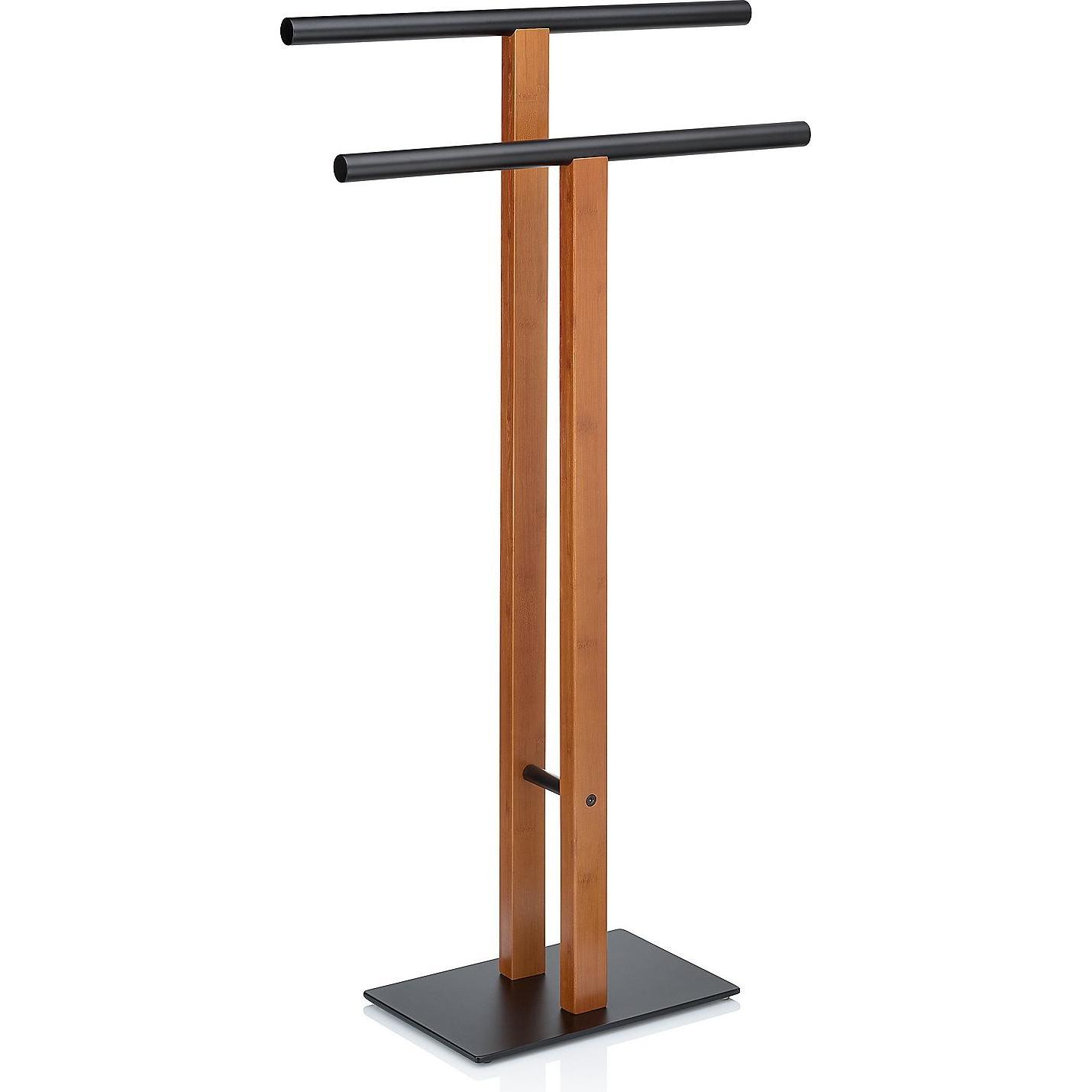 Kela, Porta asciugamani + ganci per asciugamani, Handtuchhalter Amir schwarz