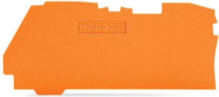 Produktbild Wago 2106-1292 Abschluss Zwischenplatte 100 St. (Anschlussleiste)