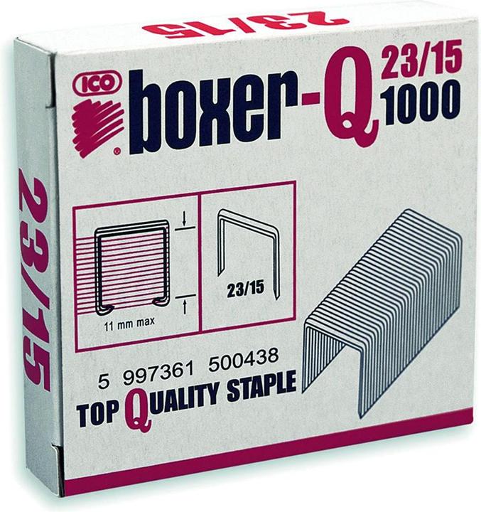 Ico Klammern Boxer, 23/15, verzinkt, 1000 Stck (1000x)