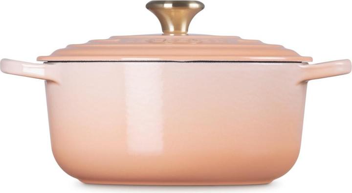 Actual product image Le Creuset Signature Bräter Round 20 cm Peche (20 cm, Casserole + Stewpot, Cast iron)
