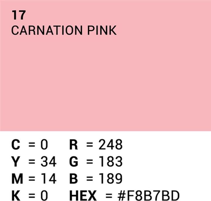 Produktbild Superior Achtergrond Rol Carnation Pink (nr 17) 1.35m x 11m