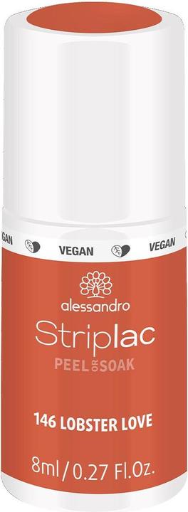 Produktbild Alessandro Striplac Peel or Soak - Lobster Love (Orange, Peach, Abziehbarer Nagellack)