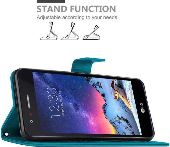 Produktbild Cadorabo Flower Book Cover (LG K8 2017)