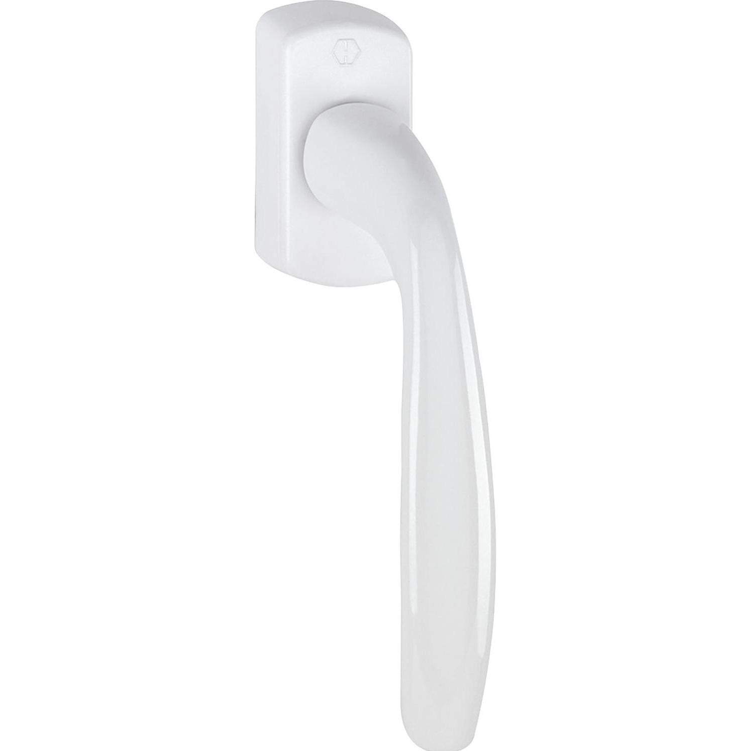 Hoppe, Türgriff + Fenstergriff, Fenstergriff New York 0810/US10 Aluminium F9016 / Verkehrsweiss 32-42 mm Secustik / Vari...