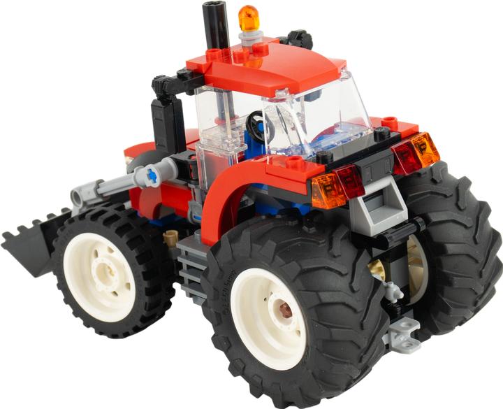 Produktbild LEGO Stein-Experte MOC Traktor mit Lenkung und Zapfwelle + 1 zufaellige Minifigur NEU! 1 Set