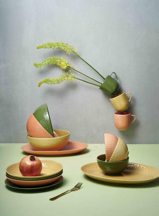 Produktbild Aida Life in colour - Confetti - Olive bowl w/relief porcelain (13407) (1 x)