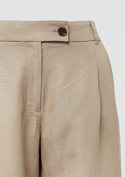 Image du produit S.Oliver Hose Relaxed-Fit-Hose aus Leinenmix mit Extra Wide Leg (40)