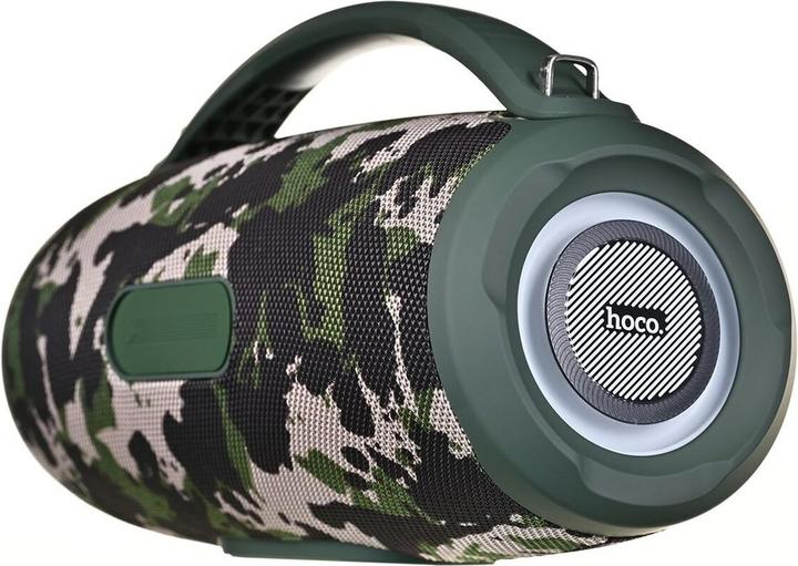 Hoco Bluetooth speakers wireless speaker bluetooth HA4 camouflage green (4 h, Rechargeable battery operated)