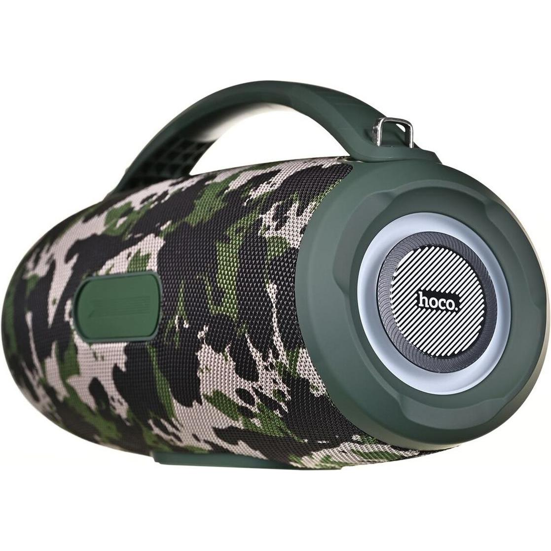 Hoco Bluetooth speakers wireless speaker bluetooth HA4 camouflage green (4 h, Batteria ricaricabile), Altoparlante Bluetooth, Verde