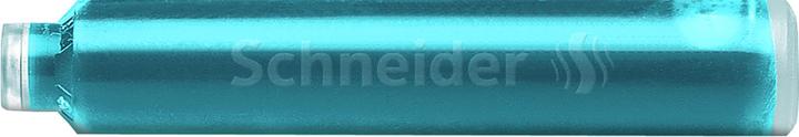 Actual product image Schneider Ink cartridge Callissima 6 pieces, Bermuda Blue (ink cartridges, Turquoise)