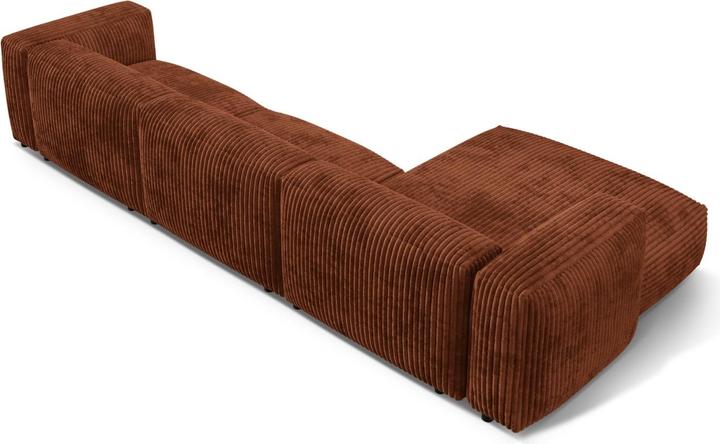 Image du produit Micadoni Canapé D'Angle Gauche Modulaire, "Martina", 3 Places, 332x176x75 Fabriqué en Europe (Canapé d'angle)