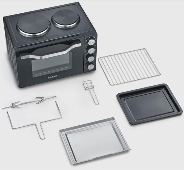 Produktbild Severin TO2074 Back- und Toastofen schwarz / edelstahl-gebürstet