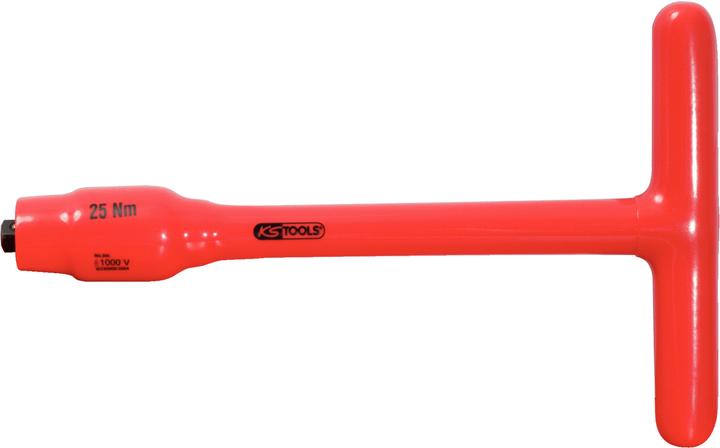 Produktbild KS Tools 3/8" Festeingestellter T-Griff-Drehmomentbegrenzer mit Schutzisolierung, 25Nm (3/8")