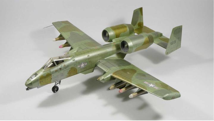 Actual product image Geli fairchild a-10 cardboard model