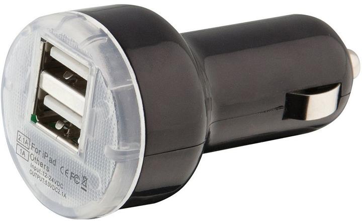 Produktbild PhoneLook Doppelstecker Zigarettenanzünder 2-Port USB Anschluss 2x USB-A Ladeadapter