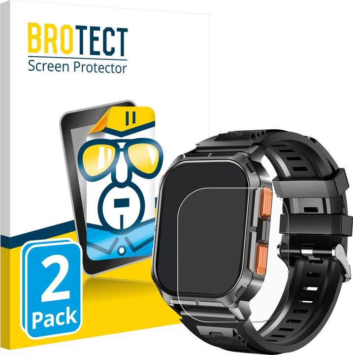 Protection écran Pour Suunto Vertical 2 (2 Films) - Ultra Clair, Anti-rayures Et Anti-traces - Application Facile