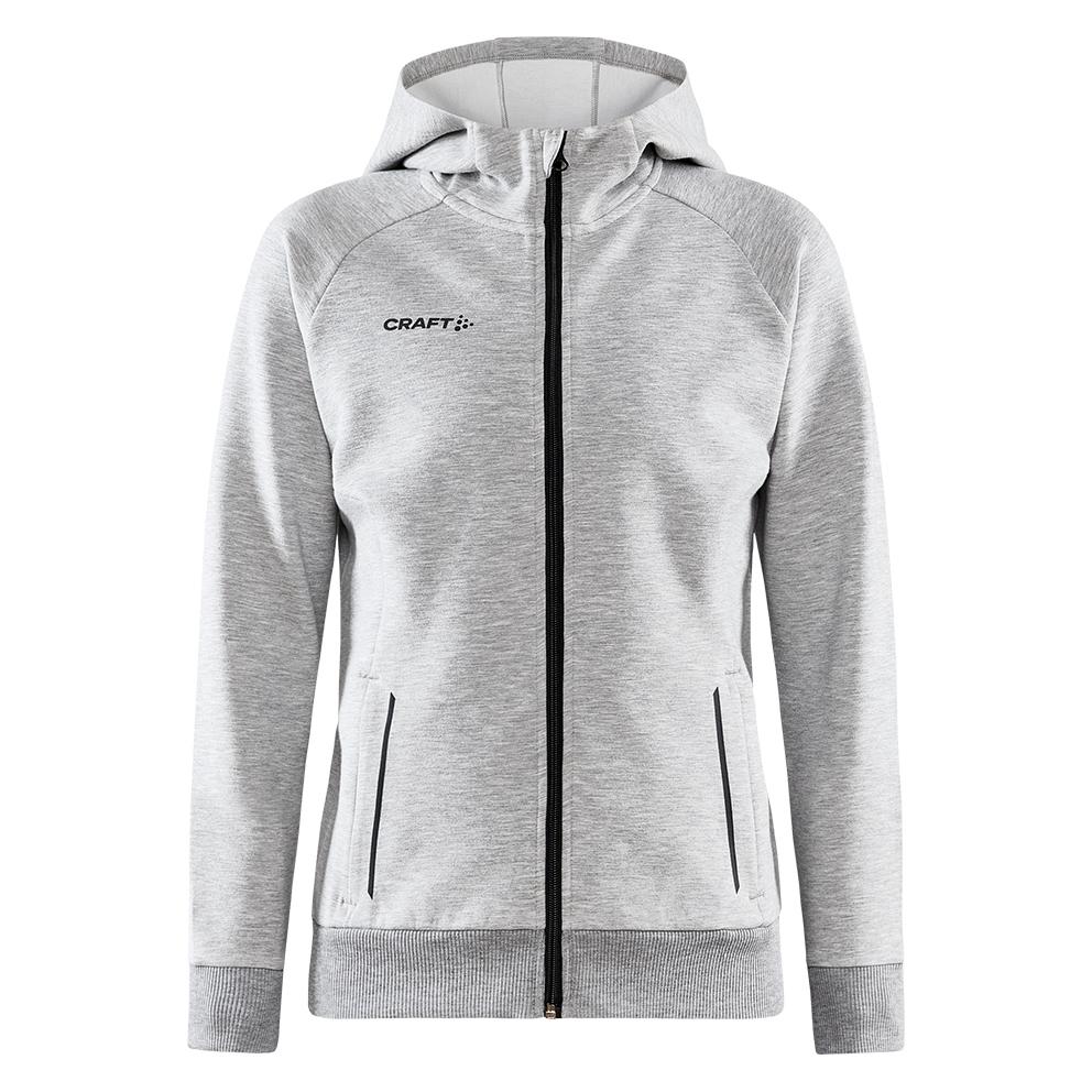 Craft, Damen, Pullover, Core Soul Full Zip Hood Damen, Grau, (Xs)