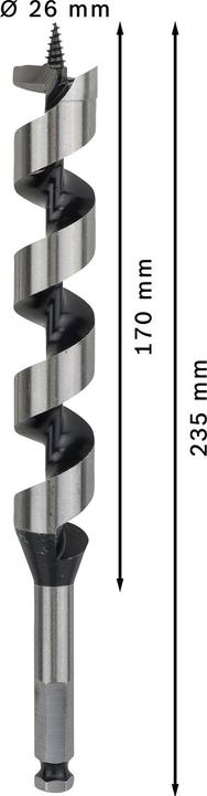 Image du produit Bosch Professional Zubehör Mèche à bois PRO Wood, 26 x 170 x 235 mm (11,1 mm)