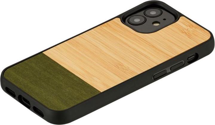 Produktbild Man.Wand &WOOD case for iPhone 12 mini bamboo forest juodas (Apple iPhone 12 mini)