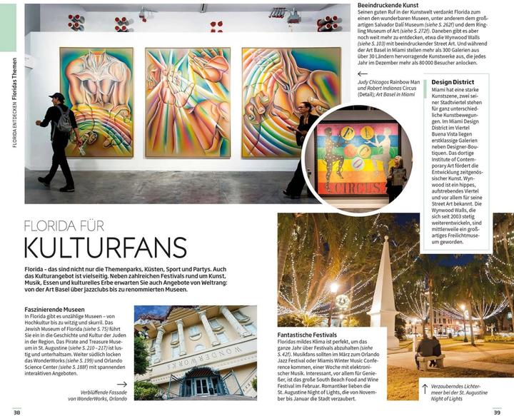 Image du produit Guide de voyage Vis-à-Vis Floride (Allemand, DK Verlag Voyage, 2021)