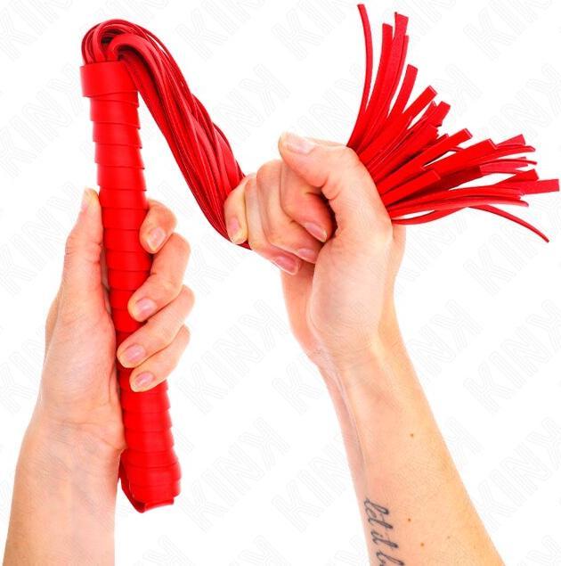 Image du produit Kink Fouet Avec Poignée Rouge Structurée 48,5 cm