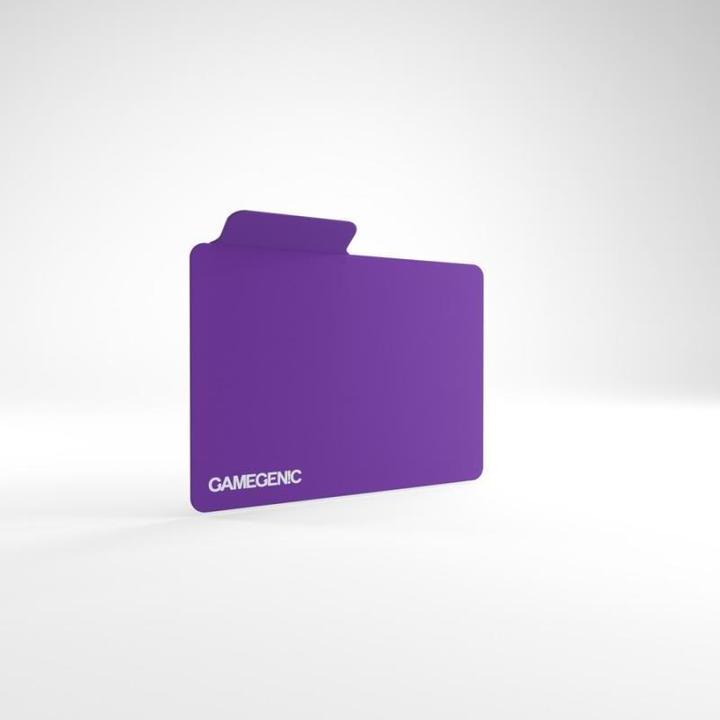 Actual product image Gamegenic GGS25047ML - Side Holder 80+ Purple Card Box