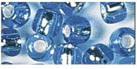 Produktbild Rayher Rocailles, 2, 6 mm ø, mit Silbereinzug, hellgrü