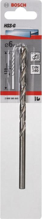 Actual product image Bosch Professional Zubehör HSS metal twist drill 6 mm A (6 mm)