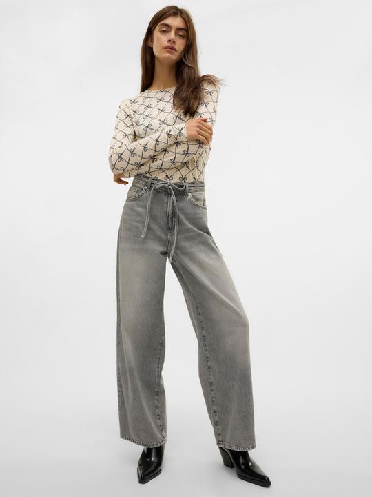 Actual product image Vero Moda VMWIEN Mid Rise Weiter Beinschnitt Jeans Weit geschnitten (W28/L32)