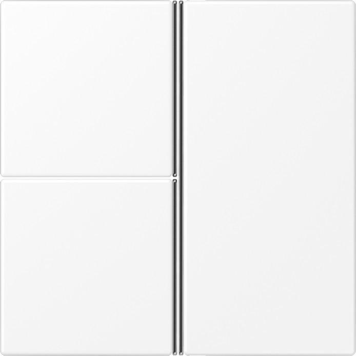 JUNG, Zubehör Schalterprogramm, Taste 3t Sensor LS ws mt f.Bussystem LS403TSAWWM