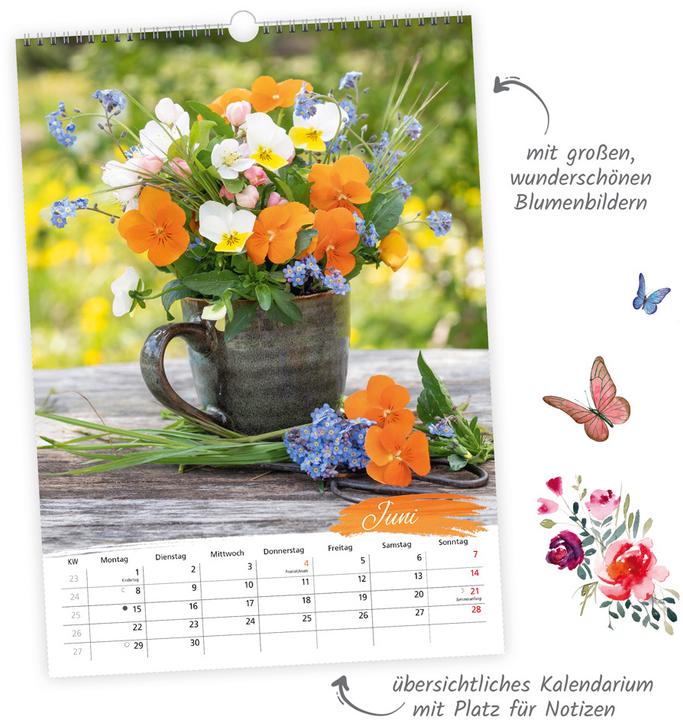 Produktbild Trtsch Grobildkalender Blumen-Arrangements 2026