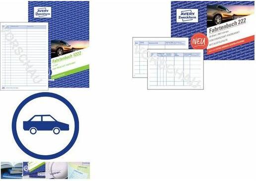 Image du produit Avery Formulaire carnet de route, voiture avec décompte annuel 223-5 DIN A5 1x 40 pages (40x)