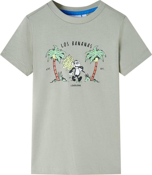 Immagine prodotto vidaXL Maglietta per bambini color kaki chiaro 116,Materiale: 100 (116)