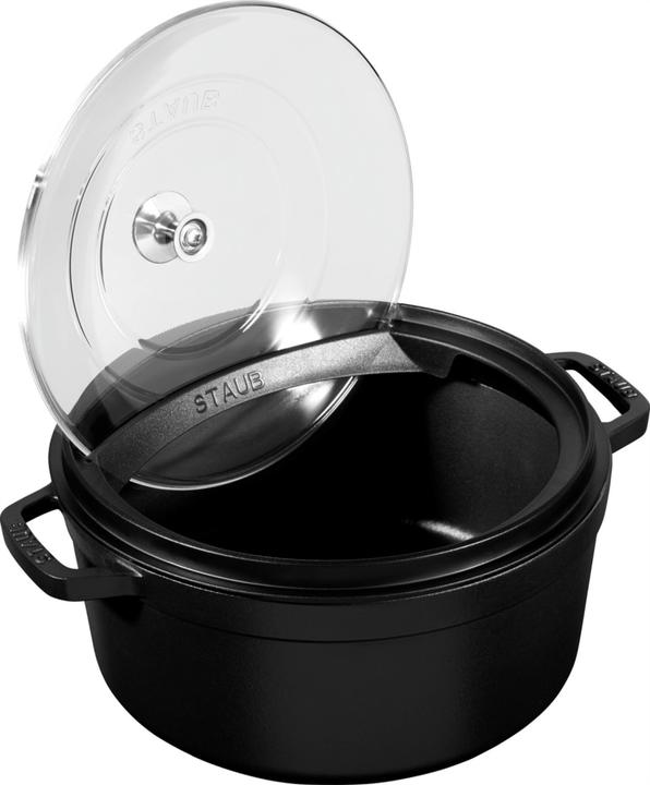 Actual product image Staub Glass lid with holder for pot, 26cm (26 cm, Plastic, Glass)