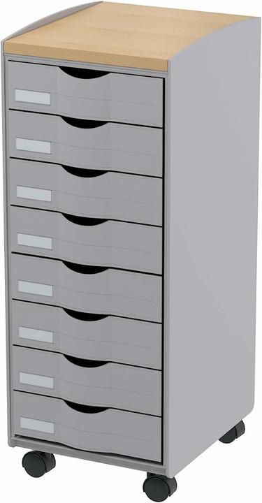 Image du produit Paperflow Trolley avec 8 tiroirs (28.80 x 35 x 74.50 cm)