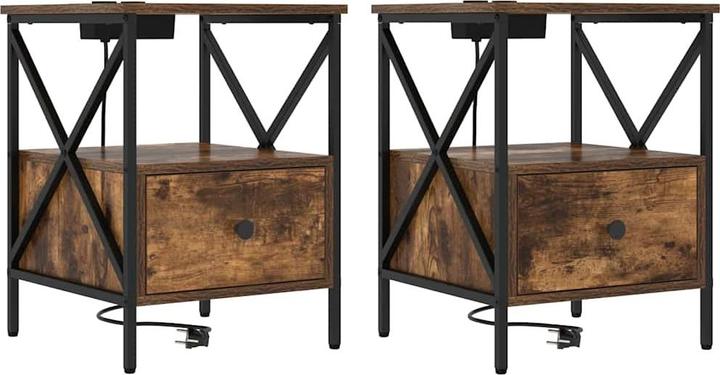 Actual product image vidaXL Nachttischmöbel (41.50 x 40.50 x 55 cm)