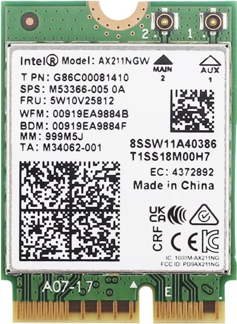 Produktbild Intel AX211.NGWG.NV (M.2 A Key)