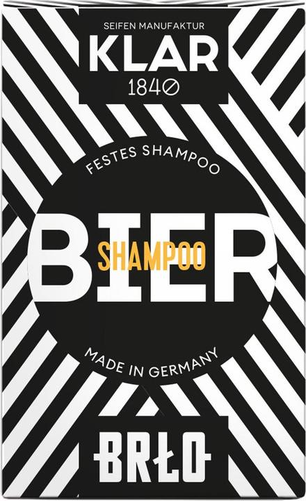 Actual product image Klar Solid Beer Shampoo Clear Soaps X BRLO (Solid shampoo)