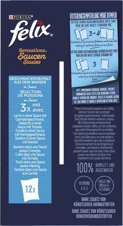 Actual product image Felix Sauce fish (Adult, 12 pcs., 1020 g)
