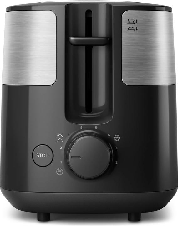 Produktbild Philips Daily Collection HD2517/90 toaster 2 slice(s) Black, Silver