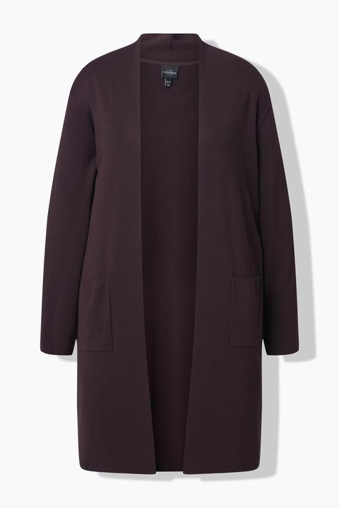 Produktbild Ulla Popken Strickjacke, lange, offene Form, weicher Feinstrick (60)