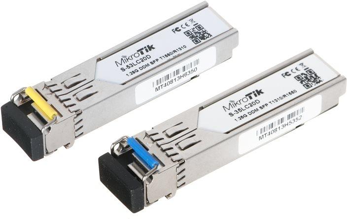 Produktbild MikroTik S-3553LC20D - 1.25G Single Mode optical SFP-Modul, 20 km