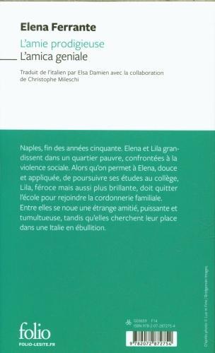 Image du produit L'amie prodigieuse. L'amica geniale (Français, Italien, Ferrante Elena, 2024)