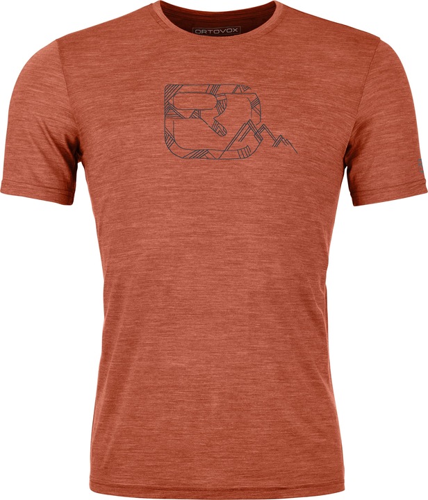 Ortovox 120 Cool Tec Mountain Logo Ts (S)