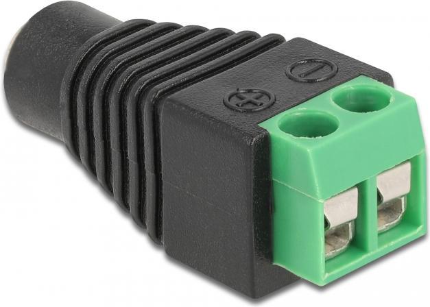 Delock Adaptateur DC 1,35 x 3,5 mm femelle > bloc terminal 2 broches